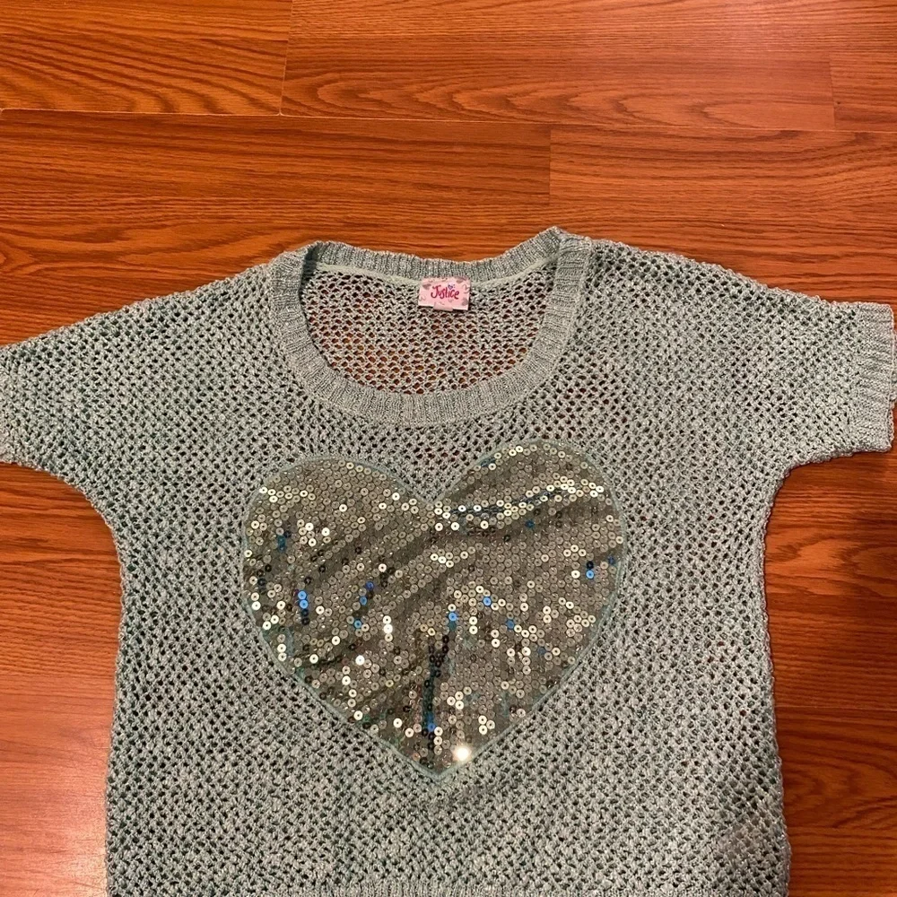 Justice summer sweater